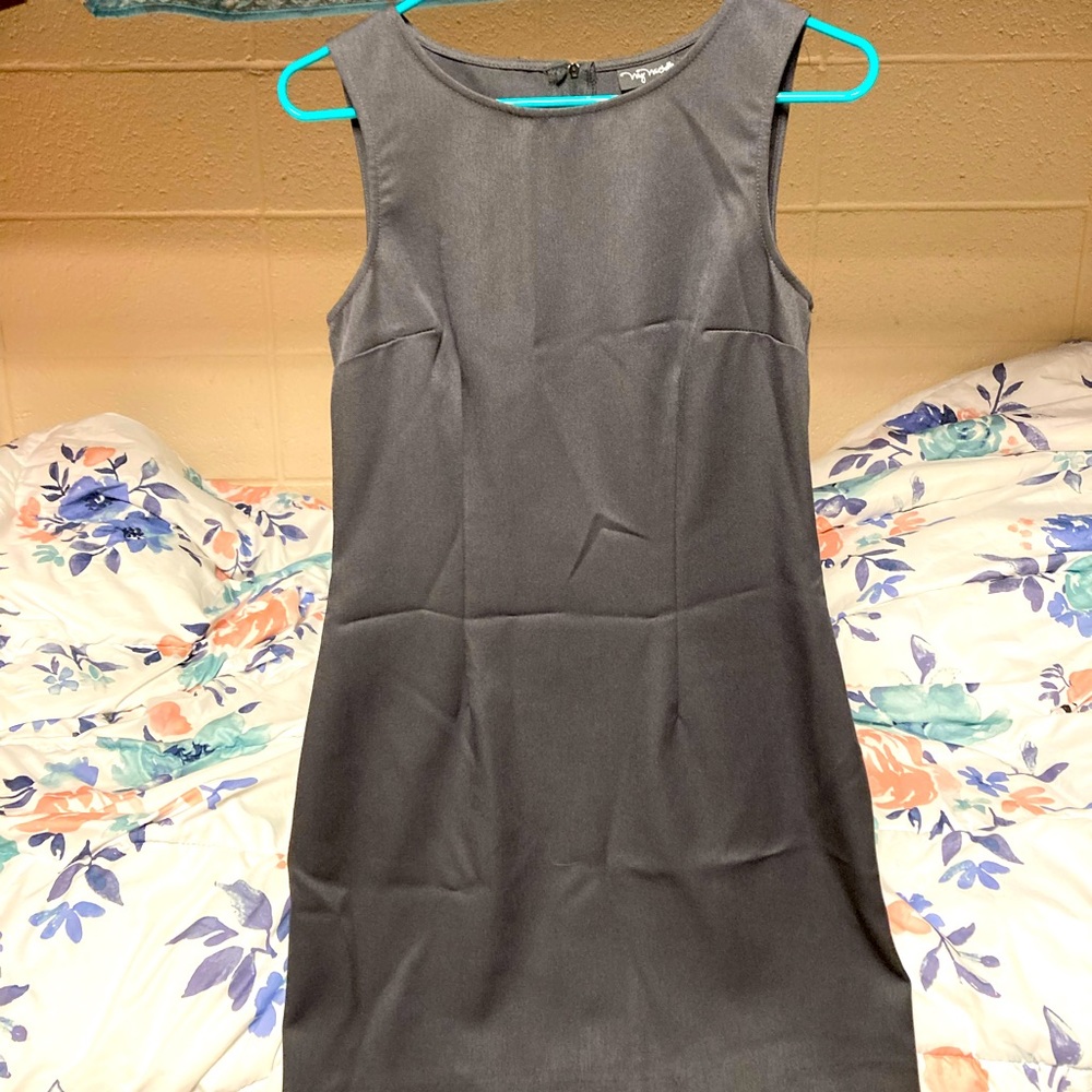Dark gray dress